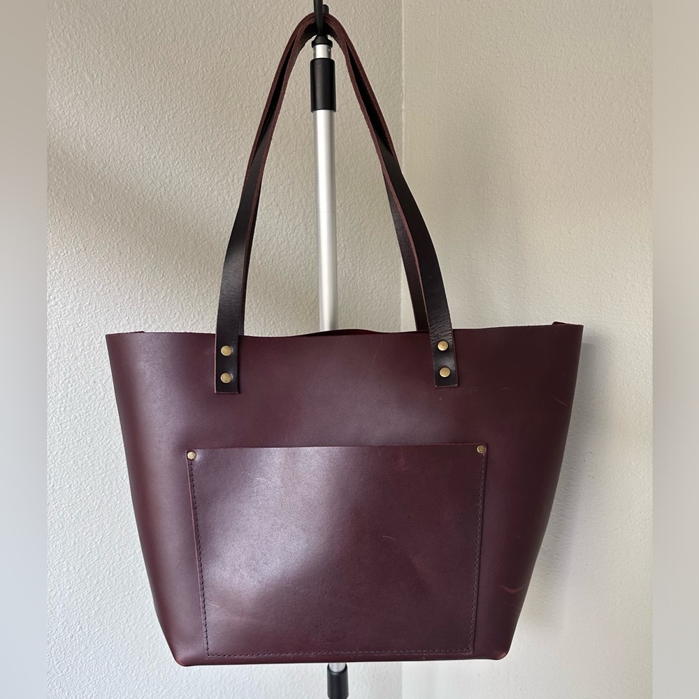 Portland Leather Goods “Almost Perfect” Leather Tote, Like New!